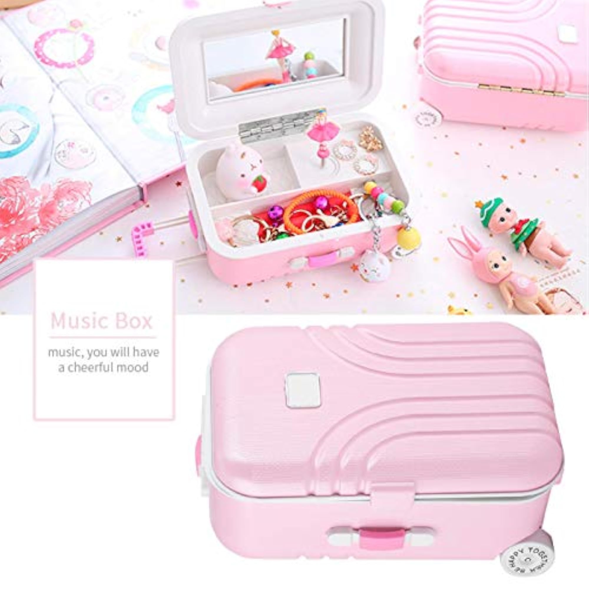 Girl's Musical Jewelry Storage Box
