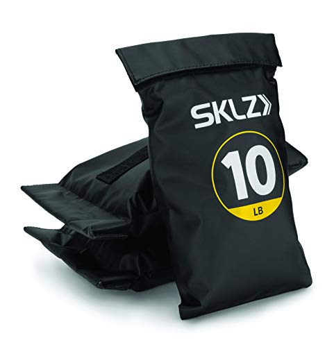 SKLZ Speedsac Variable Weight Resistance Training Sled (10-30 Pounds), Slitta per Allenamento di Resistenza variabile Unisex Adulto, Black/Yellow, Taglia Unica