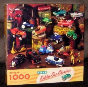 Springbok 1000 Piece Jigsaw Puzzle~More Kiddie Car Classics