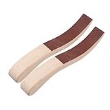 SHOWERORO Sanded Piano Hammer Felt Restoration 2 Piece Set of Wooden Sanding Blocks Polishing Tool