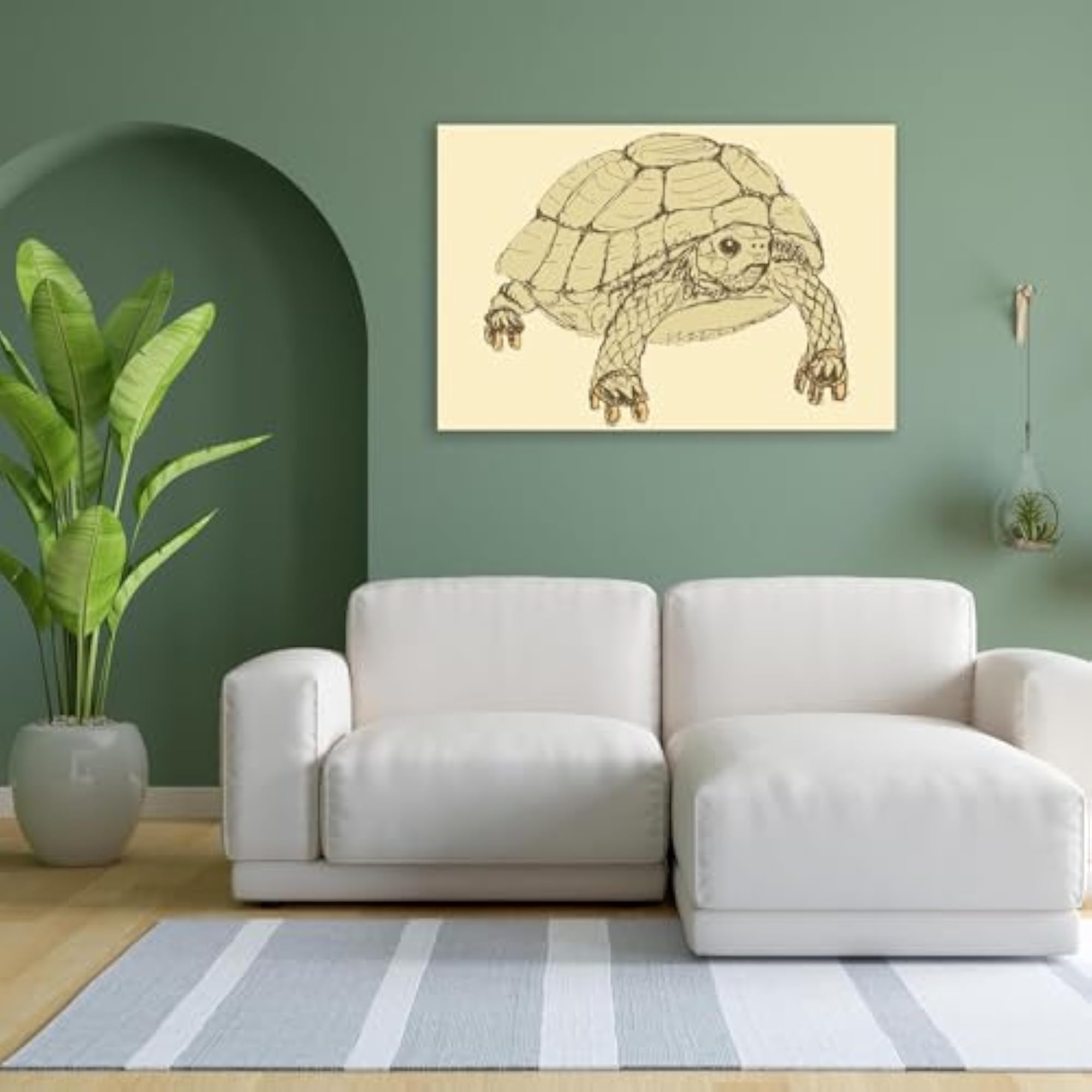 Fancy Turtle Wall Sticker for Home Decoration