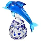 Ornamento di animali marini in vetro: la raffinata lavorazione artigianale e i dettagli ne garantiscono la praticità e la popolarità, mini delfini