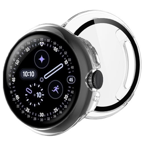 BUITFOU For Google Pixel Watch 4 Jo[ 41MM Pixel Watch 4 Jo[ ^ PC+KXf ̌^ Sʕی ^ ȒP ϏՌ ߗ wh~ h~i41MM,NAj