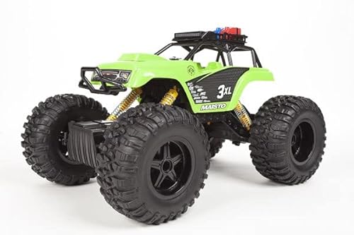 Maisto - Rock Crawler 3XL R/C 2,4GHz (Li-ION+USB) - Green (140038) Cover