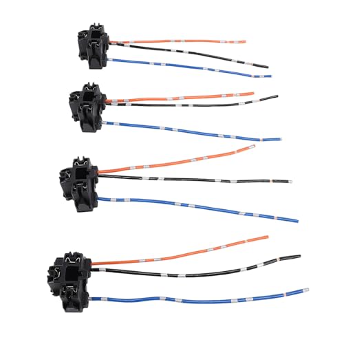 Arnés de Cables para Faros Delanteros H4 9003 HB2, 4 Piezas, Alta Resistencia, Amplio Rango de Voltaje, para Luces Antiniebla y