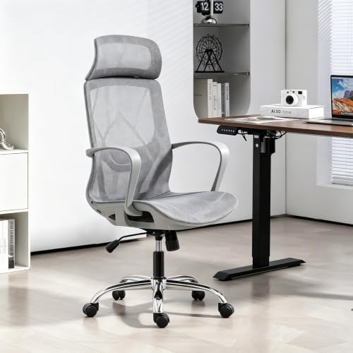 Cadeira de Escritório Ergonômica em Malha, Assento em Formato U, ...
