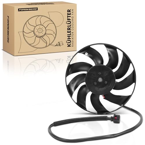 Frankberg Radiator Fan Compatible with Transporter V Platform/Chassis 7JD 7JE 7JL 7JY 7JZ 1.9L-3.2L Petrol/Diesel 2003-2013 Replace# 7H0959455D