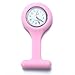 Produktbild Krankenschwesteruhr Schwesternuhr Pflegeruhr Silikon weiß rosa pink orange rot gelb hellblau blau dunkelblau grün lila schwarz von Boolavard (pink)