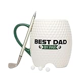Oak Patch Gifts Golf Mug - Best Dad by Par, Ceramic Mug, 16 Oz