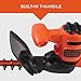 BLACK+DECKER Electric Hedge Trimmer, 17-Inch (BEHT150)