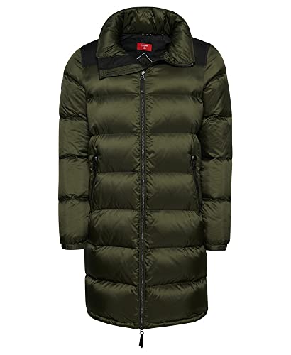 Image of Superdry Men's Longline Code Down Buffer, Dark Moss, L