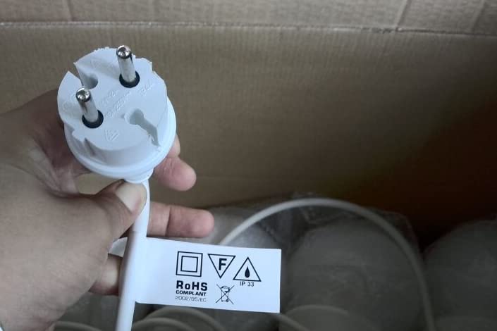 LED lichterkette außen Wasserdicht - Lichterkette mit lampions im Plastikbereich. Außen-/Innenbereich, warmweiß, wetterfest. Lampions LED von 3 Watt (8 Lichtkette)