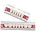 Angzhili 84 Pcs Dental Complete Acrylic Resin Denture False Teeth 3 Sets Synthetic Polymer Resin Denture Teeth 23 Shade A2 Upper + Lower Dental Materials