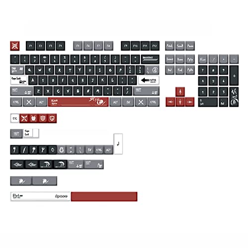 Keycap Ares XDA en PBT pour remplacer les touches usées et brillantes des claviers GK61 DZ60
