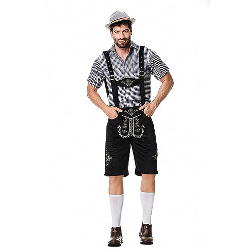Trachtenhose fête de la bière costume Oktoberfest homme XL style vintage pour déguisement bavaroise réussi