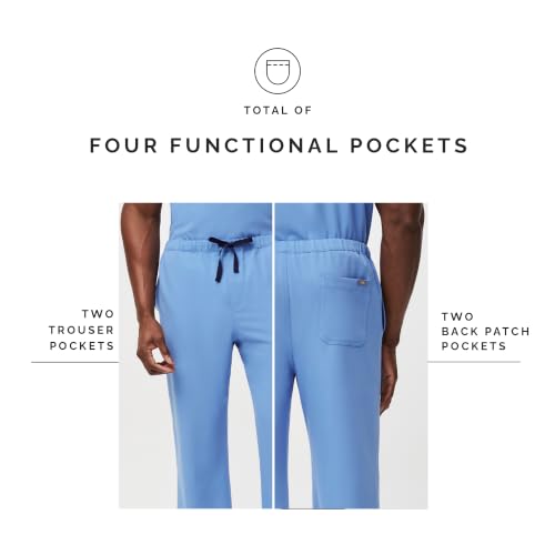 FIGS Pisco Basic Scrub Pants for Men – Ceil Blue, Medium by FIGS - Used condition - Image 7