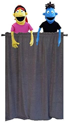 Miniatura 2 de Teatro de marionetas de puerta para niños - Escenario portátil de marionetas