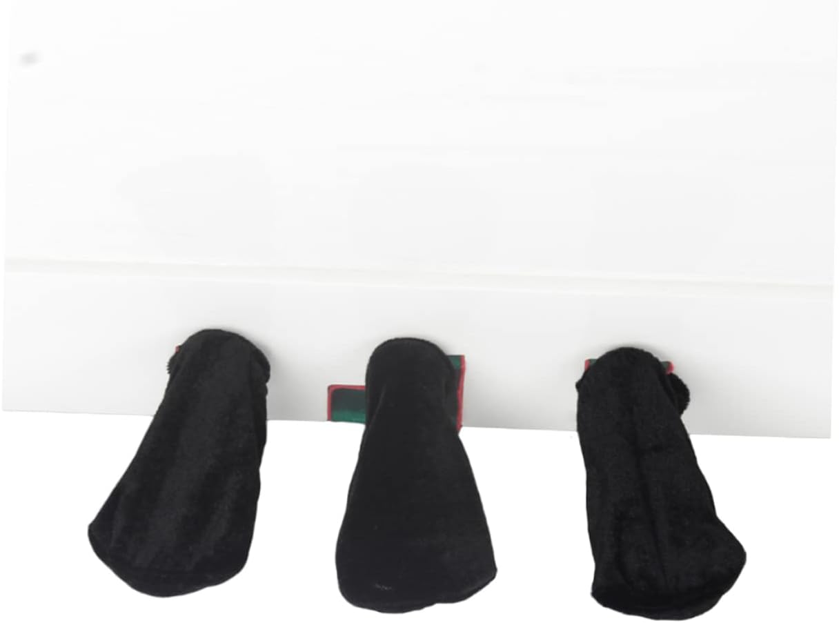 3pcs Piano Foot Pad Covers Piano Pedal Protective Sleeve Soft Fabric Accessories Keyboard Covers