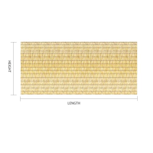 Valla de bambú para jardines y patios traseros, paneles decorativos ocultación de 150x600 cm 8