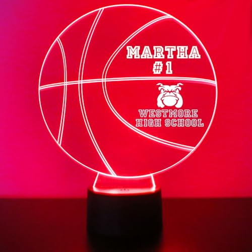 Custom Highschool Basketball Team Name or Logo LED Sign