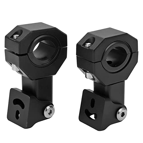 Fydun 2 szt Uchwyt Montażowy Reflektora M5 Przysłona 18mm-30mm Regulowany Reflektor Uchwyt Zaciskowy Tyczka Przedłużająca Wspornik do Motocross Off Road ATV UTV