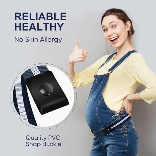 Image of TOURZOO Belts for Women /Men Buckle Free Elastic Belt Invisible No Buckle Stretch Waist Belt For Jean Pants,Dresses,No Bulge