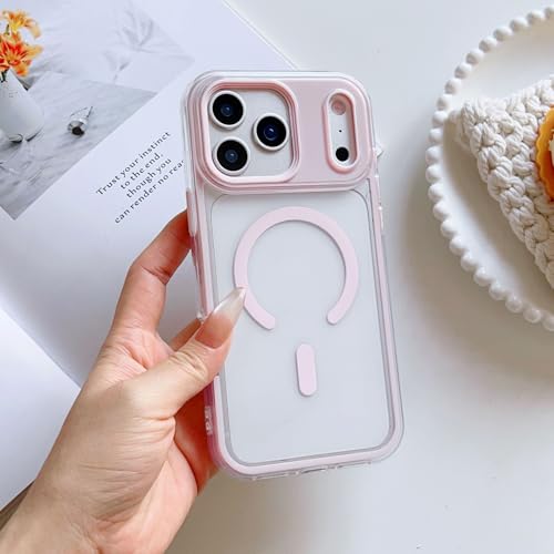 iPhone 13 Pro �p �P�[�X MagSafe�Ή� ������� �N���A �}�O�l�b�g MagSafe�Ή� ���ϖh�~ TPU �V���b�N�z�� �o���p�[ �����ӂ���13 Pro�p�P�[�X�h���b�v�ی� �J���������Y�t���J�o�[ ����~�� ���C�����X�[�d �s���N