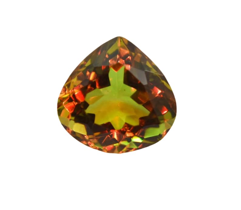 Alexandrite naturelle en cœur 14mm pour bague de prestige