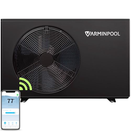 VARMINPOOL 40,000 BTU Pool Heat Pump with WiFi, Heat & Cool