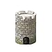 Produktbild LAMEIDA Burg Deko rund Festung Schloss Castel Dekoration Puppenhaus Fee Size 3.4cm (grau)