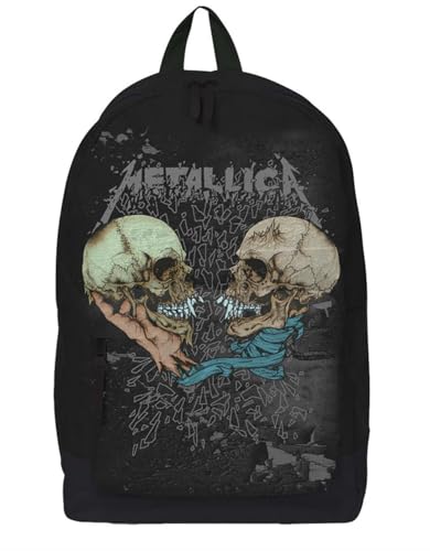 Image of Rocksax Unisex Metallica - Sad But True Backpack, Black, 43cm X 30cm X 15cm UK