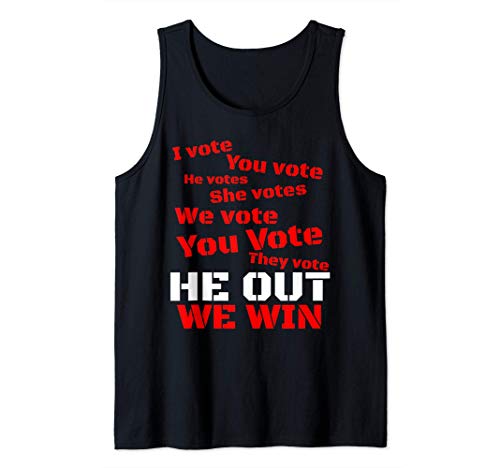 Vote Joe Biden 2020 - I Vote You Vote He Out We Win Election Camiseta sin Mangas