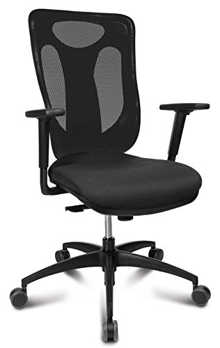 Preisvergleich Produktbild Drehstuhl NET PRO 100 - schwarz / schwarz - Topstar