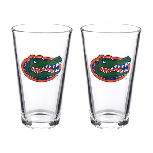 The Memory Company Officially Licensed 2-Pack Glass Beer Pint, University of Florida