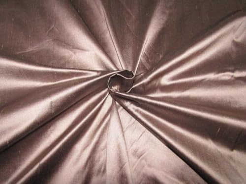 Soie Dupioni rose noir en 100% pure soie pour tailleur structuré et bustier