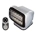 GoLight Radio Ray Permanent Mount Sarchlight with WirelessRemote,White