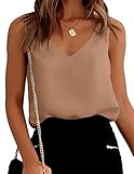 【Passend】 Damen-Unterhemd kann mit Jeans / Leggings für einen lässigen Look oder mit Shorts / Rock für ein Date, mit einem Blazer für ein Meeting, mit einer Jeansjacke / Strickjacke, High Heels / flachen Sandalen getragen werden. Es ist einfach, Ihre Kleidung zu koordinieren