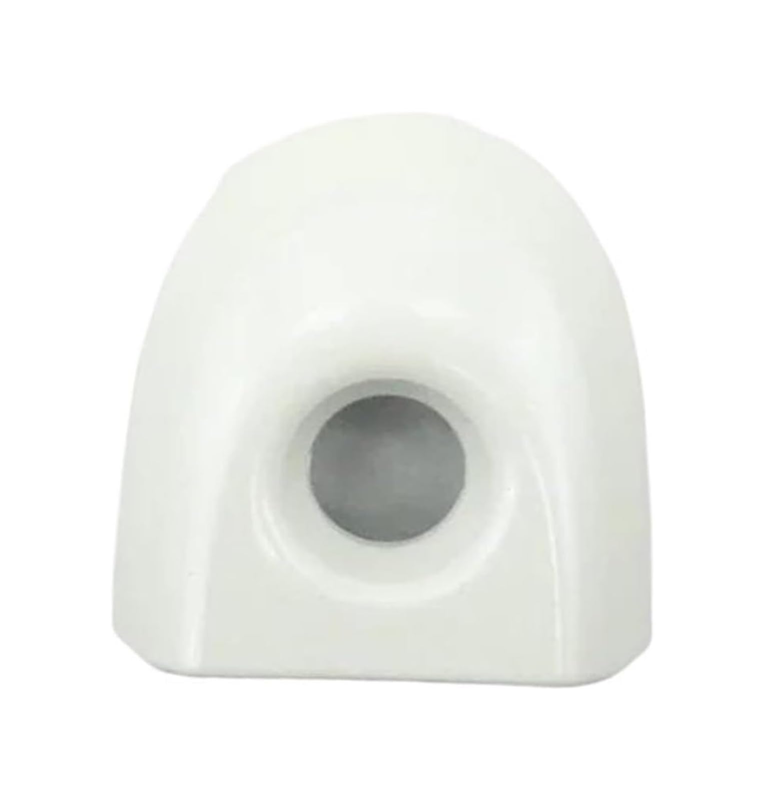 Qwqthgs 1 Pcs White Key Hole Car Exterior Door Handle Cap Left Right Outer Handle Lock Cap Door Cover