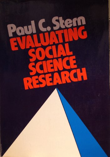 Evaluating Social Science Research 019502480X Book Cover