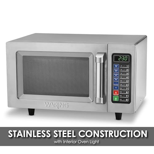 Waringcommercialwmo90mediumdutymicrowaveoven09cubicfeet10programmablememorysettings5powerlevelsstainlesssteelconstruction120v1000w515phaseplug Urban Country Home Decor Waring commercial wmo90 medium duty microwave oven 09 cubic feet 10 programmable memory settings 5 power levels stainless steel construction 120v 1000w 5 15 phase plug urban country home decor