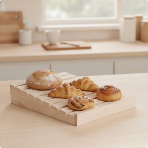 Banja Panaría de diseño resistente con listones de madera para alta cocina 6