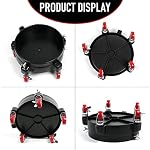 Rolling Bucket Dolly with Grit Trap, 5 Gallon Car Wash Detailing Cart - Image 4