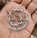 Aqua Chalcedony Stone Bracelets 925 Sterling Silver Handmade Link Chain Bracelet For Women Girl Natural Aqua Blue Chalcedony Gemstone Adjustable Link Chain Bezel Setting Bracelets Jewelry