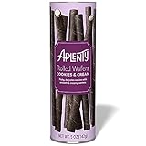 Amazon Brand - Aplenty, Cookies & Cream Rolled Wafers, 5 oz