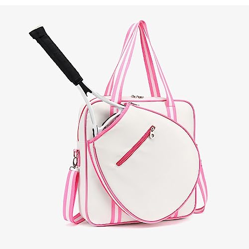 Dynwave Bolsa de ombro para raquete de tênis 39x10x39cm Bolsa de tênis durável multifuncional resist