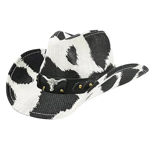 Chapeau de vache bouclée déguisement d'Halloween et accessoire EVJF