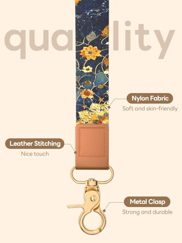 Image of Wristlet Keychain for Women and Men, Key Chain Holder, Wrist Lanyard for Keys