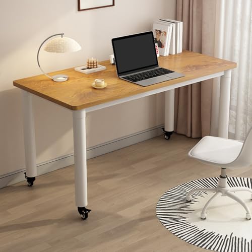 Bureau d'ordinateur à roulettes pour manger travailler et lire dans le salon ou l'étude