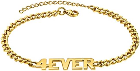 GOLDCHIC JEWELRY Ankle Bracelets for Women Girls, Stainless Steel Anklet Chains, Adjustable Figaro/Wheat/Marine/Twist Rope/Cuban Gold Anklets, Custom Foot Chain for Summer Sandals Barefoot Jewellery