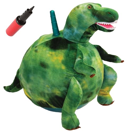 WALIKI Horse Hopper Ball for Kids | Hippity Hop | Jumping Hopping Ball | Sit & Bounce (Small: Ages 3-5, T-REX)